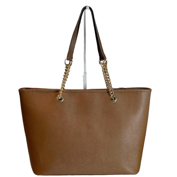 Michael Kors Acorn Chain Link Straps Tote Shoulder Bag Leather MSRP $378 NWT - Picture 3 of 9